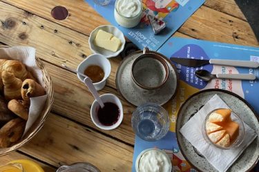 Breakfast table