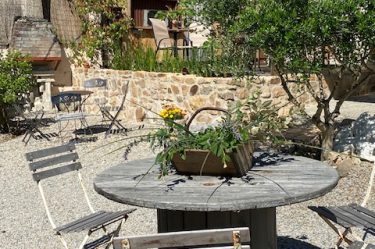 Outside sitting area