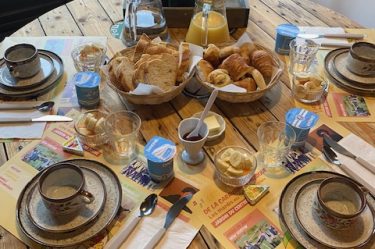Breakfast table